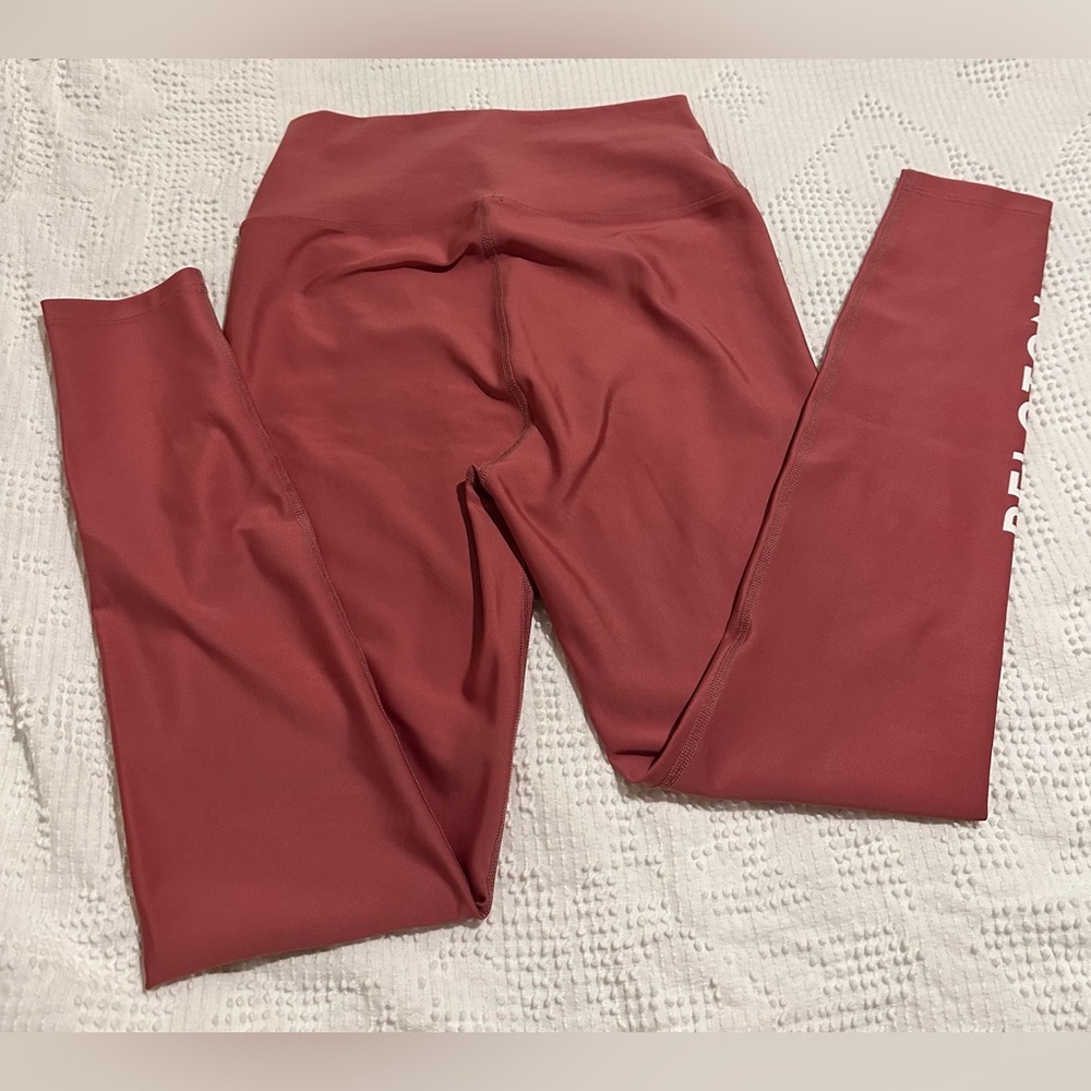 Peloton Solid Flex Legging Red Large - image 7